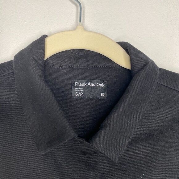 FRANK & OAK Black Button Up Mini Dress | Size: S - Picture 4 of 6